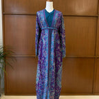 Marwa Pashmina Abaya - Cardigan style with Pleated Inner by n.our