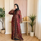 Marwa Abaya - Pashmina Cardigan Style Pleated Inner