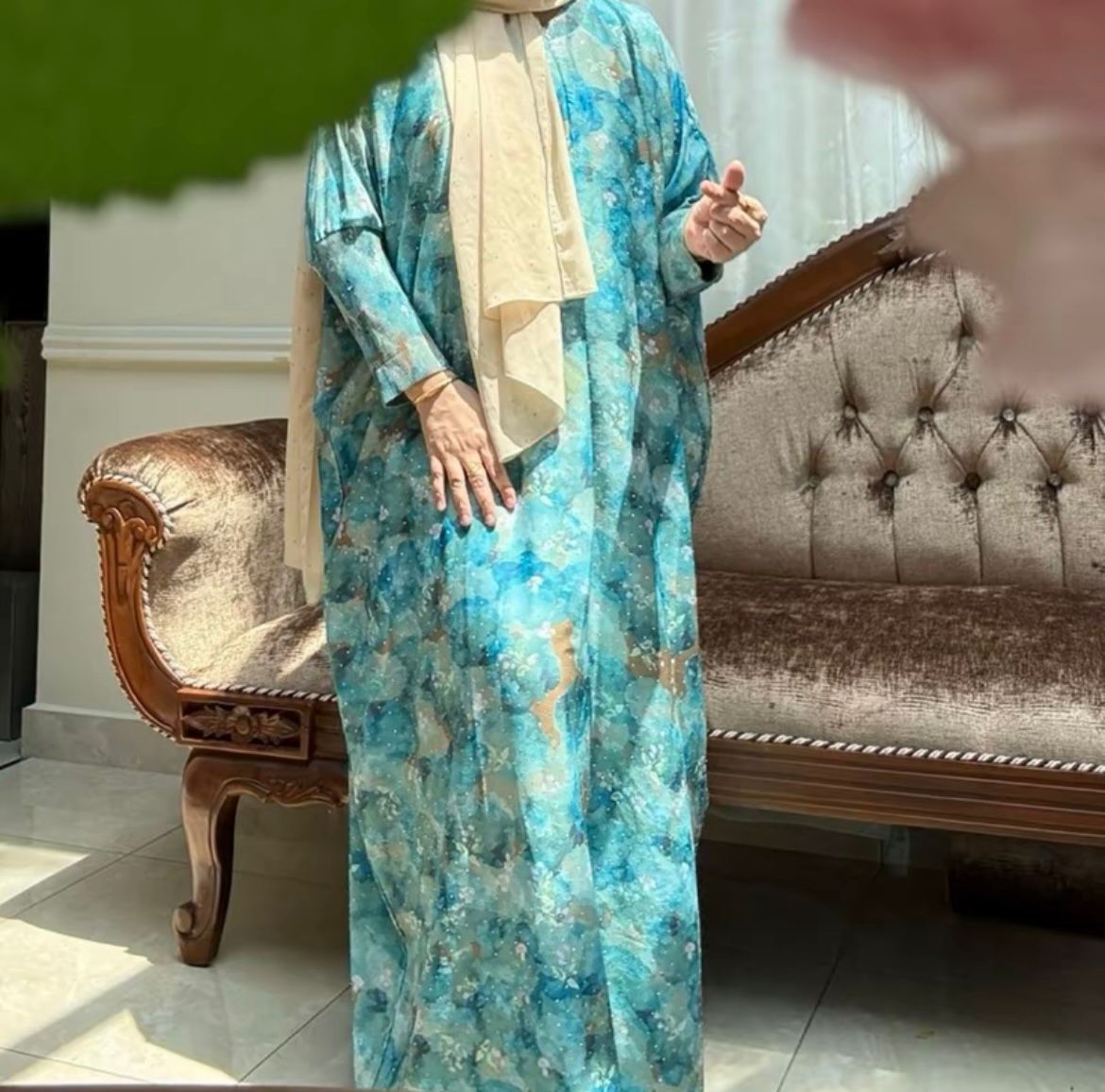 ZEBA Kaftan by n.our (Peated Cuff + Pleated Neckline)