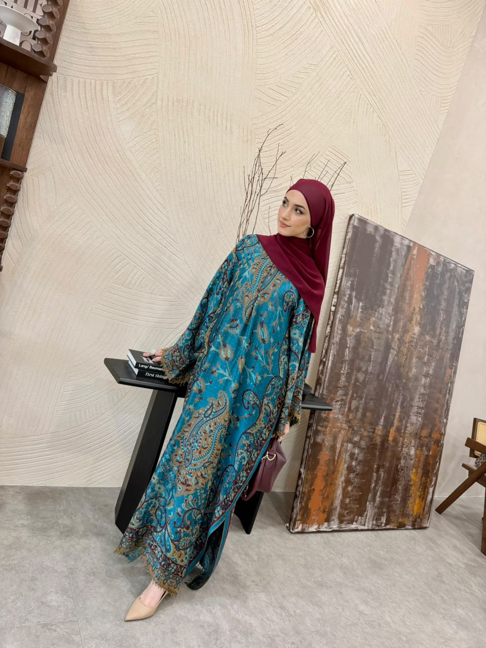 Safa Abaya by n.our (Flowy Kaftan Nursing Friendly)