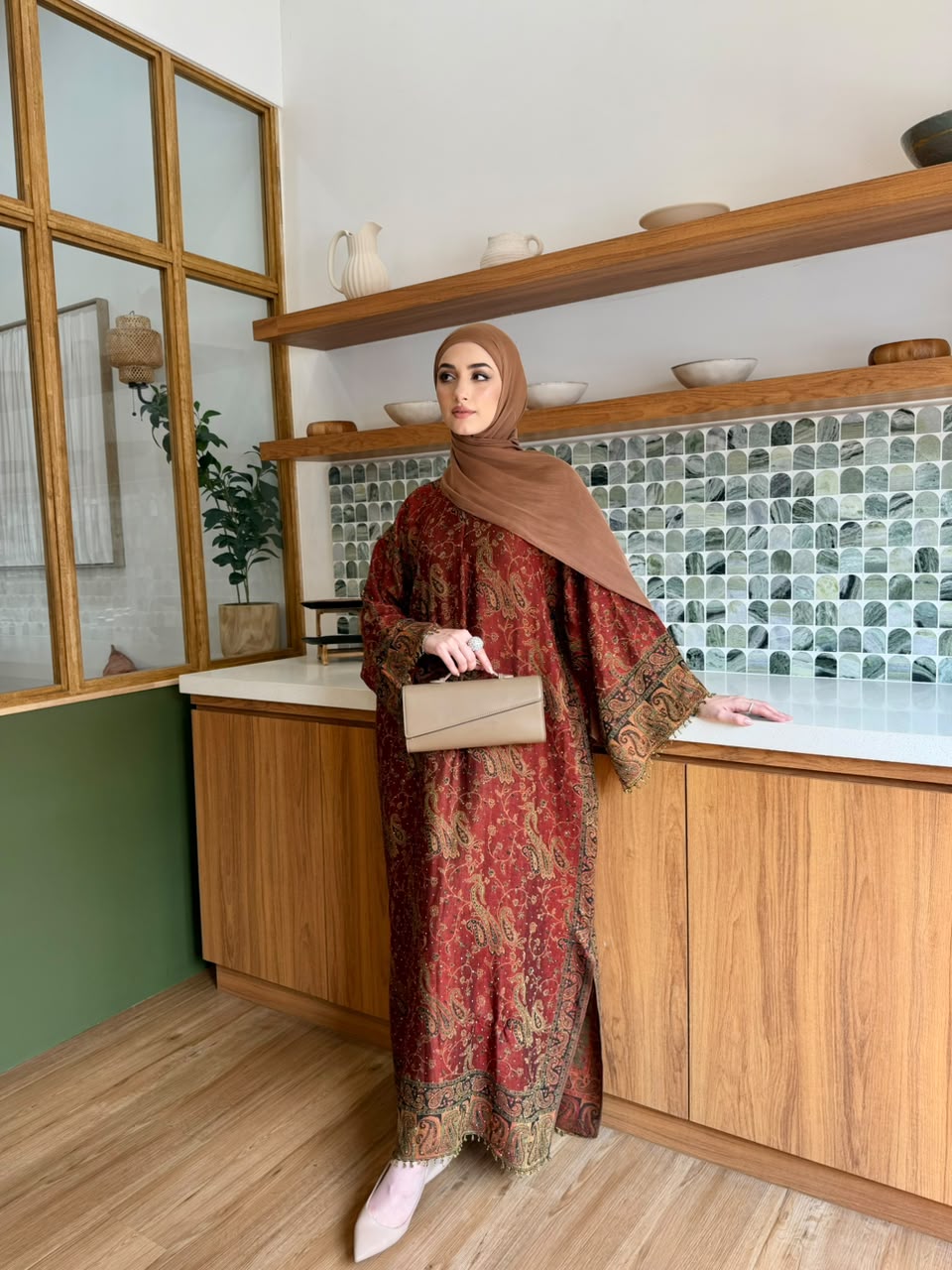 Safa Abaya by n.our (Flowy Kaftan Nursing Friendly)