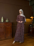 Dotty Pleated Abaya by n.our