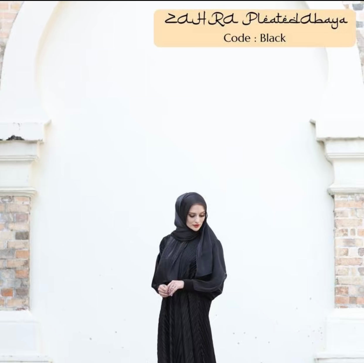 ZAHRA 2.0 Pleated Abaya
