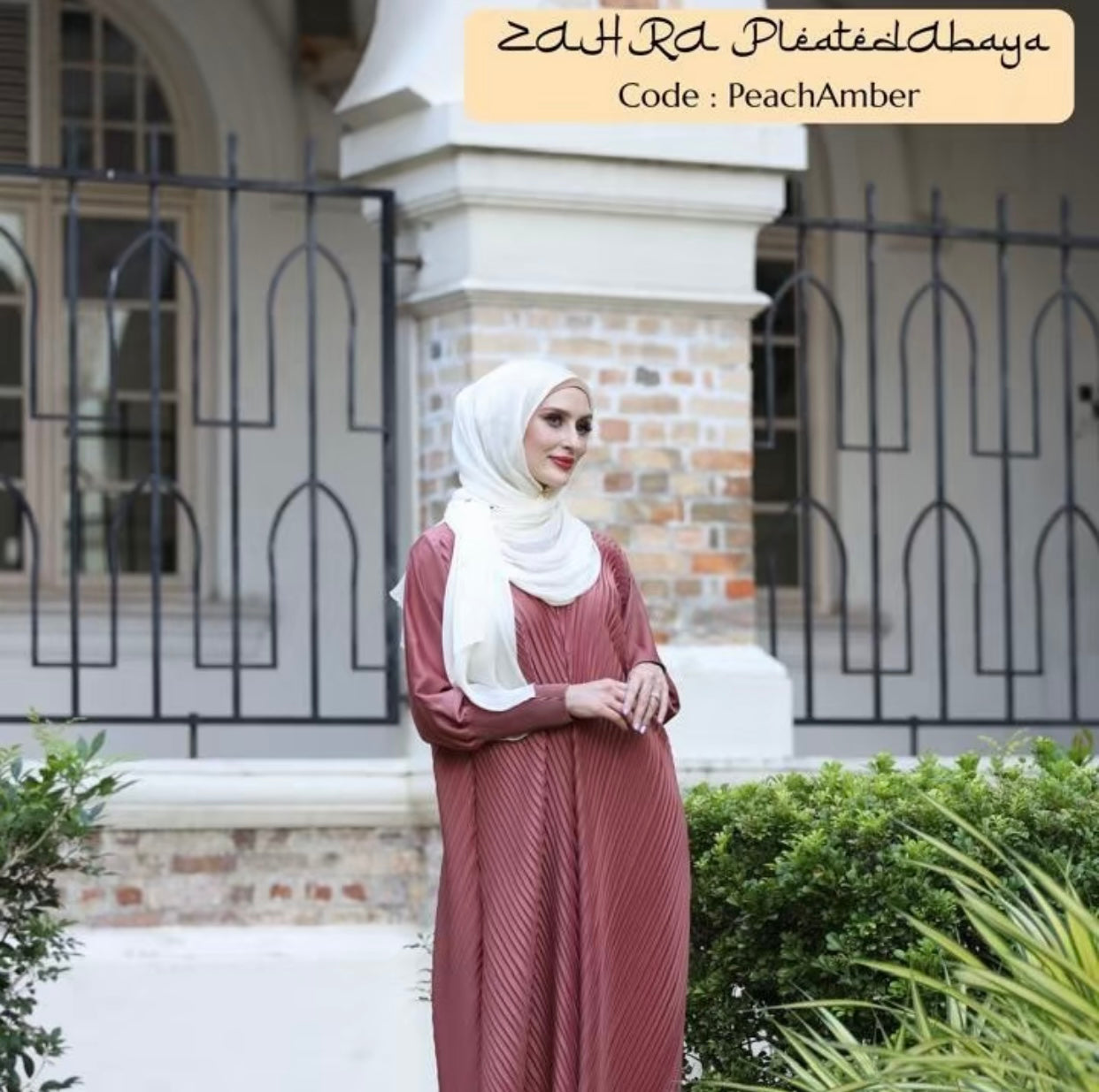 ZAHRA 2.0 Pleated Abaya