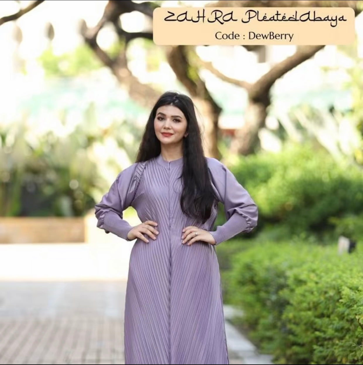 ZAHRA 2.0 Pleated Abaya