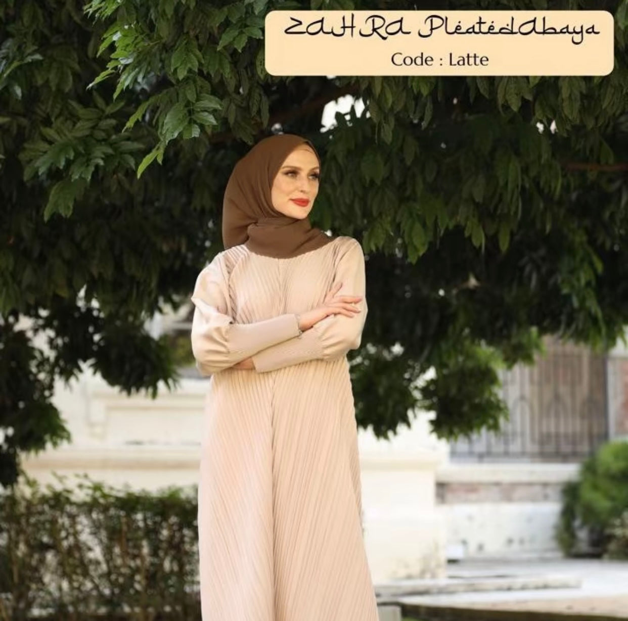 ZAHRA 2.0 Pleated Abaya