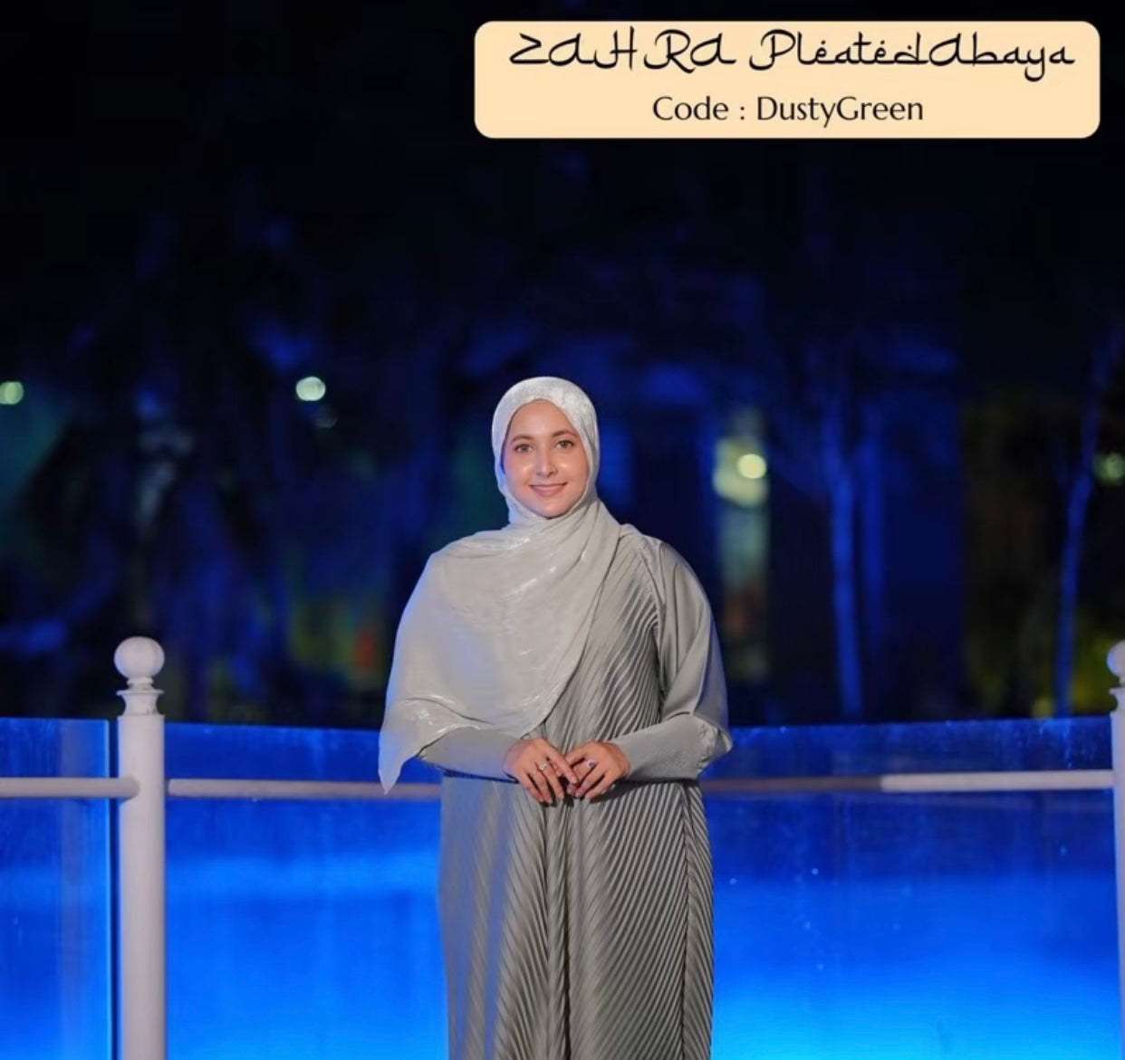 ZAHRA 2.0 Pleated Abaya