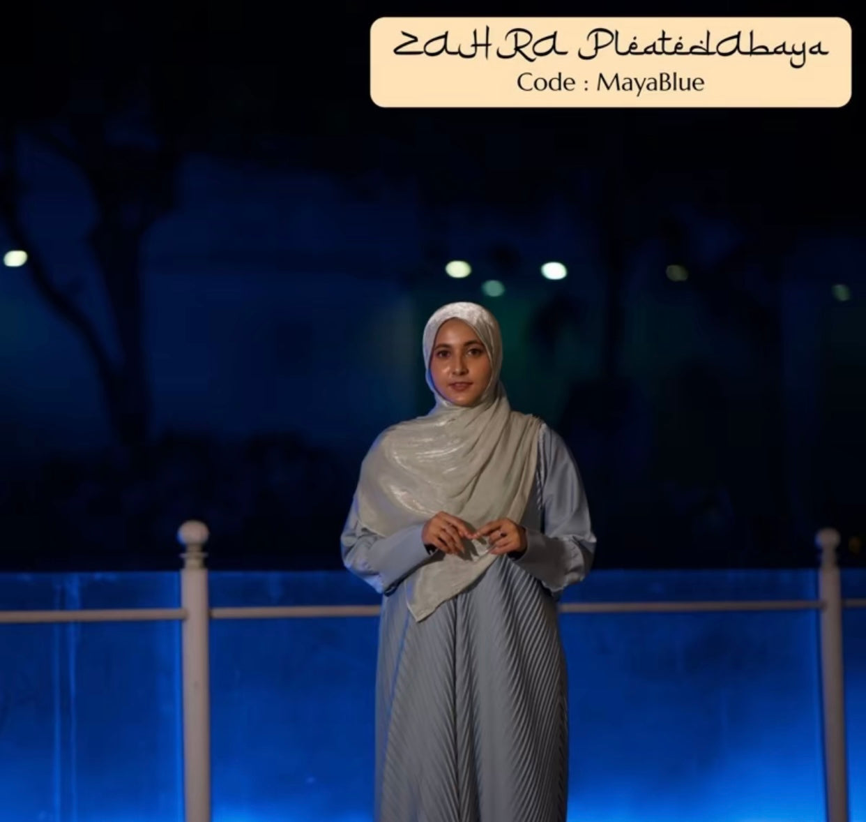 ZAHRA 2.0 Pleated Abaya