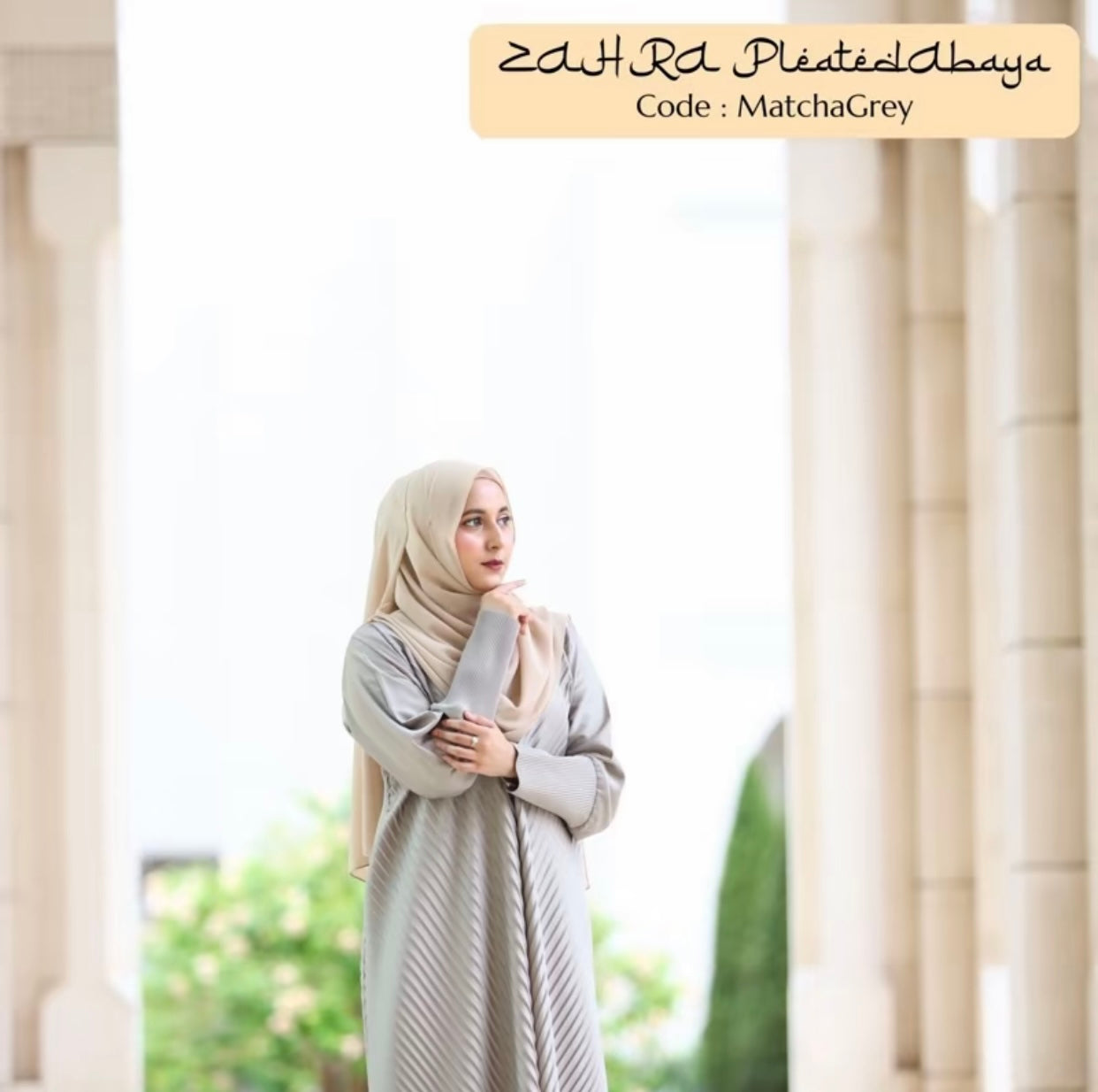 ZAHRA 2.0 Pleated Abaya