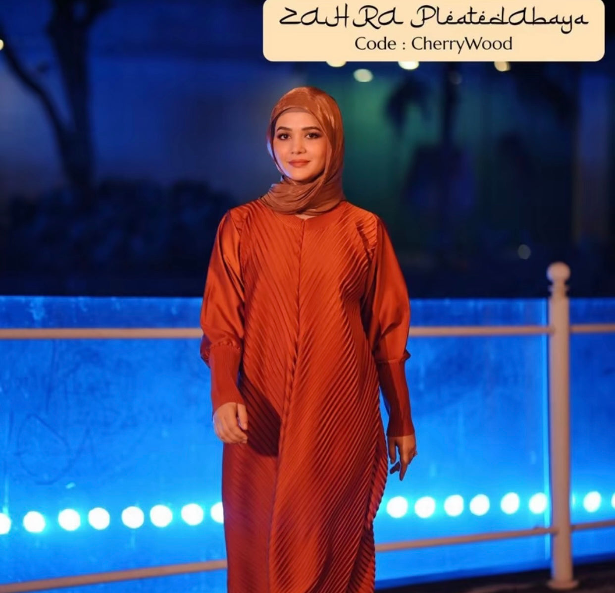 ZAHRA 2.0 Pleated Abaya