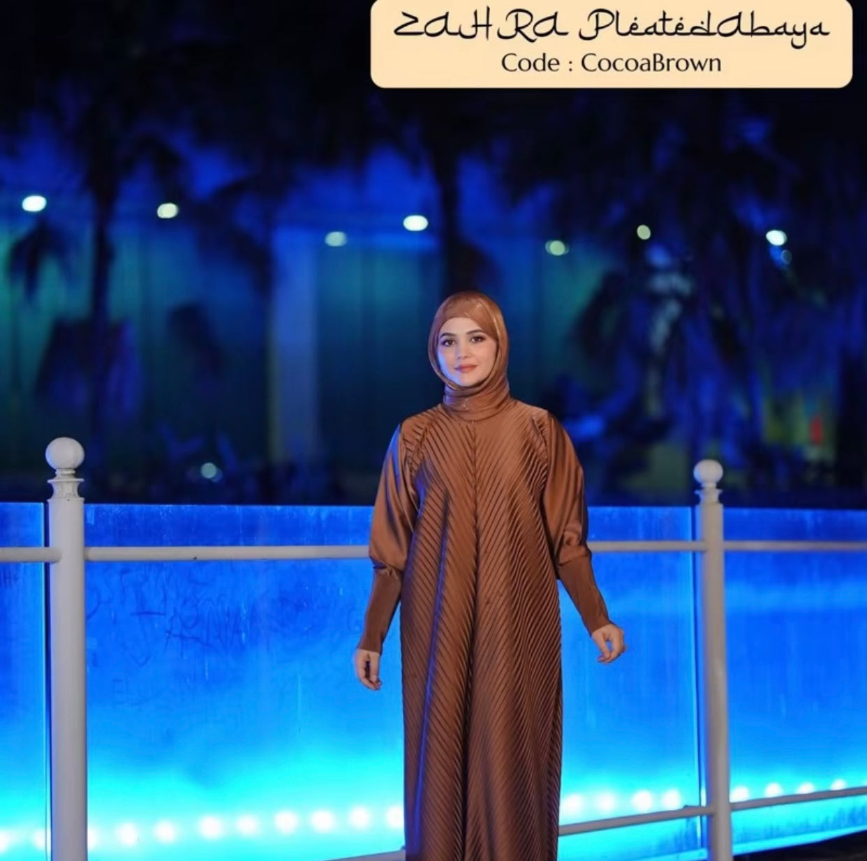 ZAHRA 2.0 Pleated Abaya