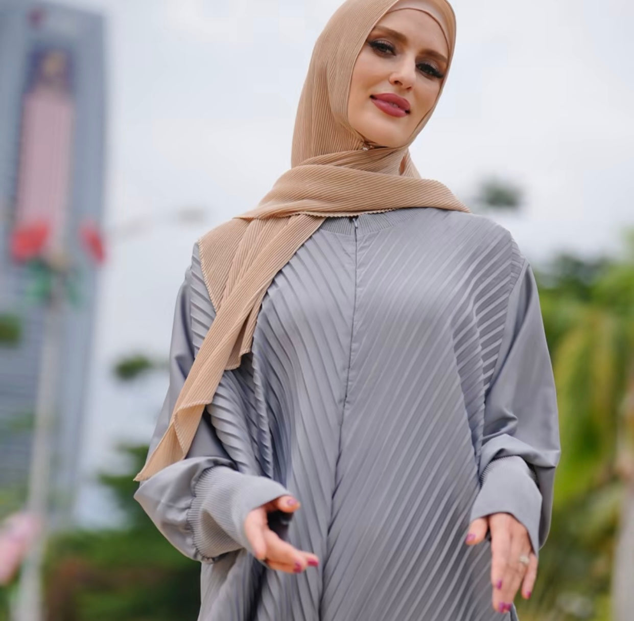 ZAHRA 2.0 Pleated Abaya