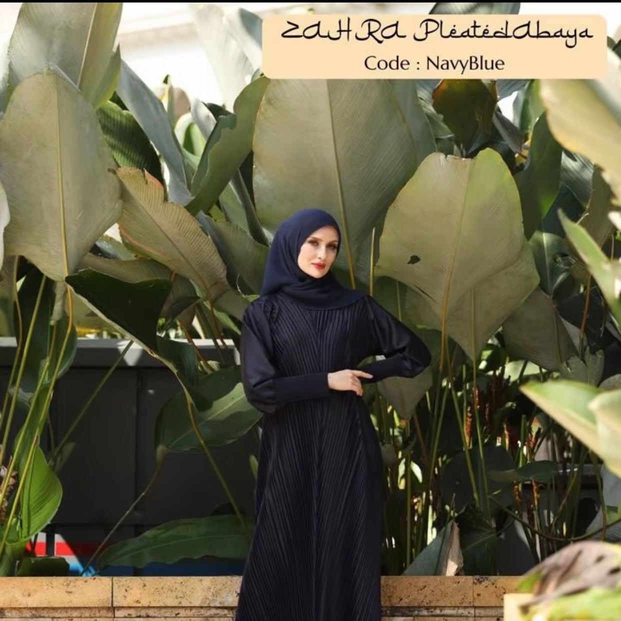ZAHRA 2.0 Pleated Abaya