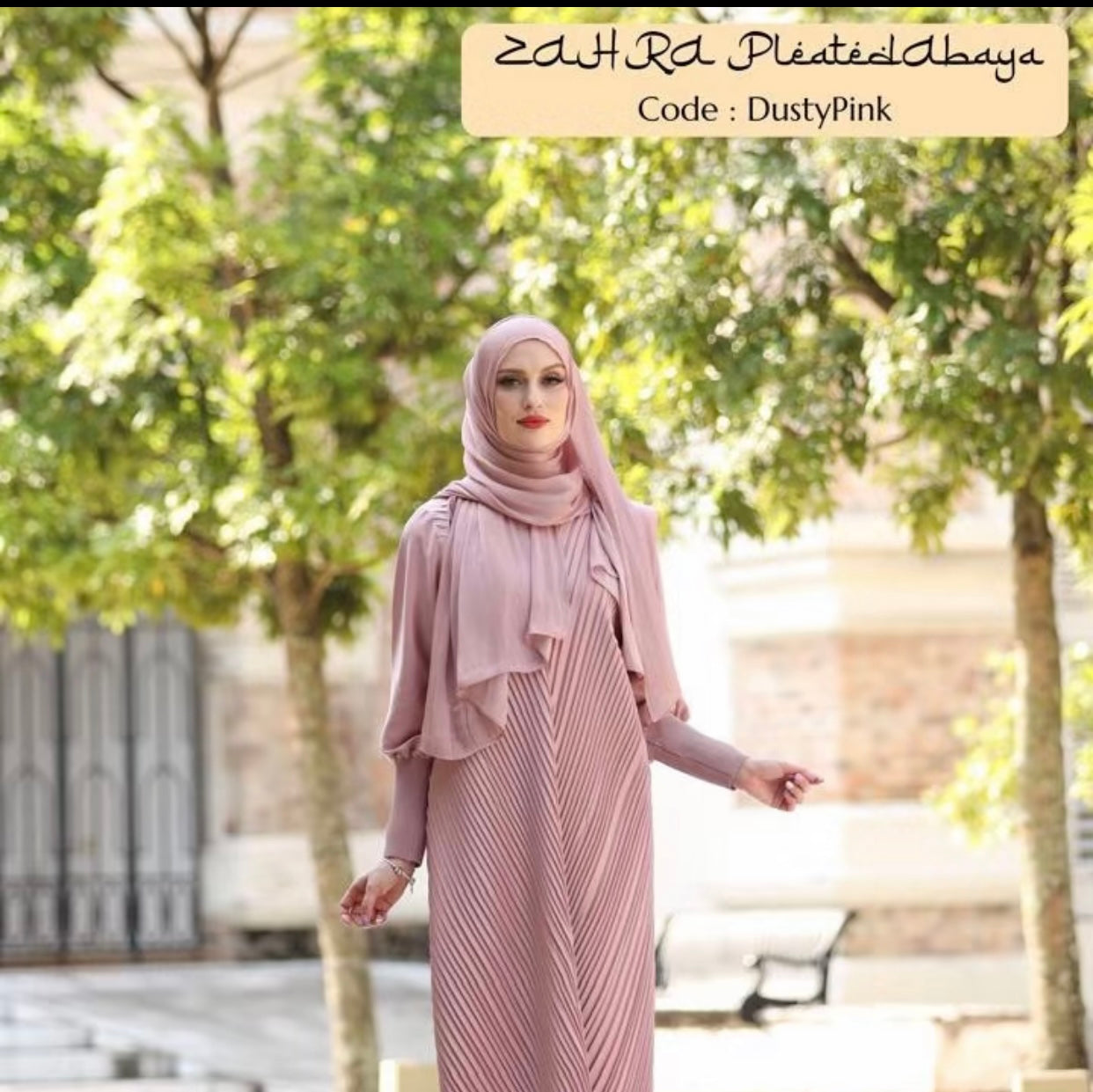 ZAHRA 2.0 Pleated Abaya