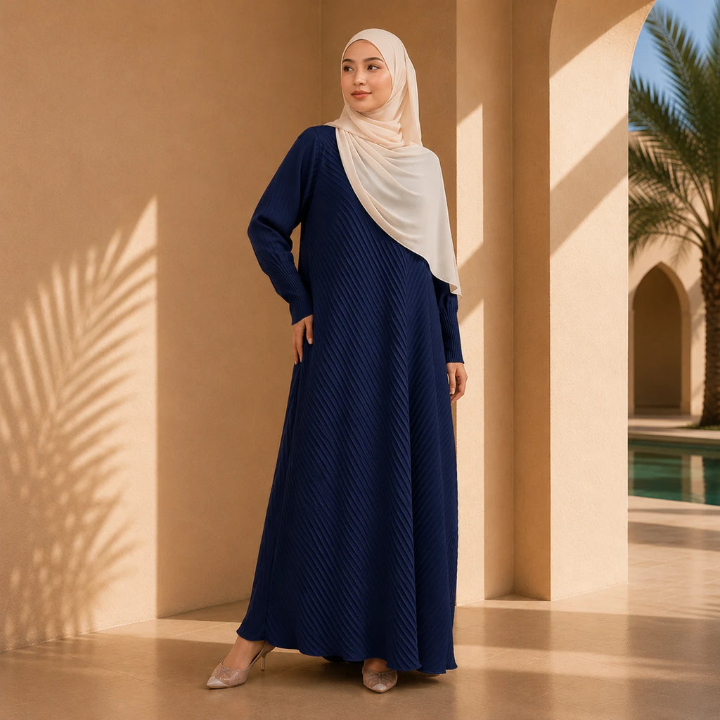 Zahra - Pleated Abaya 1.0 by n.our
