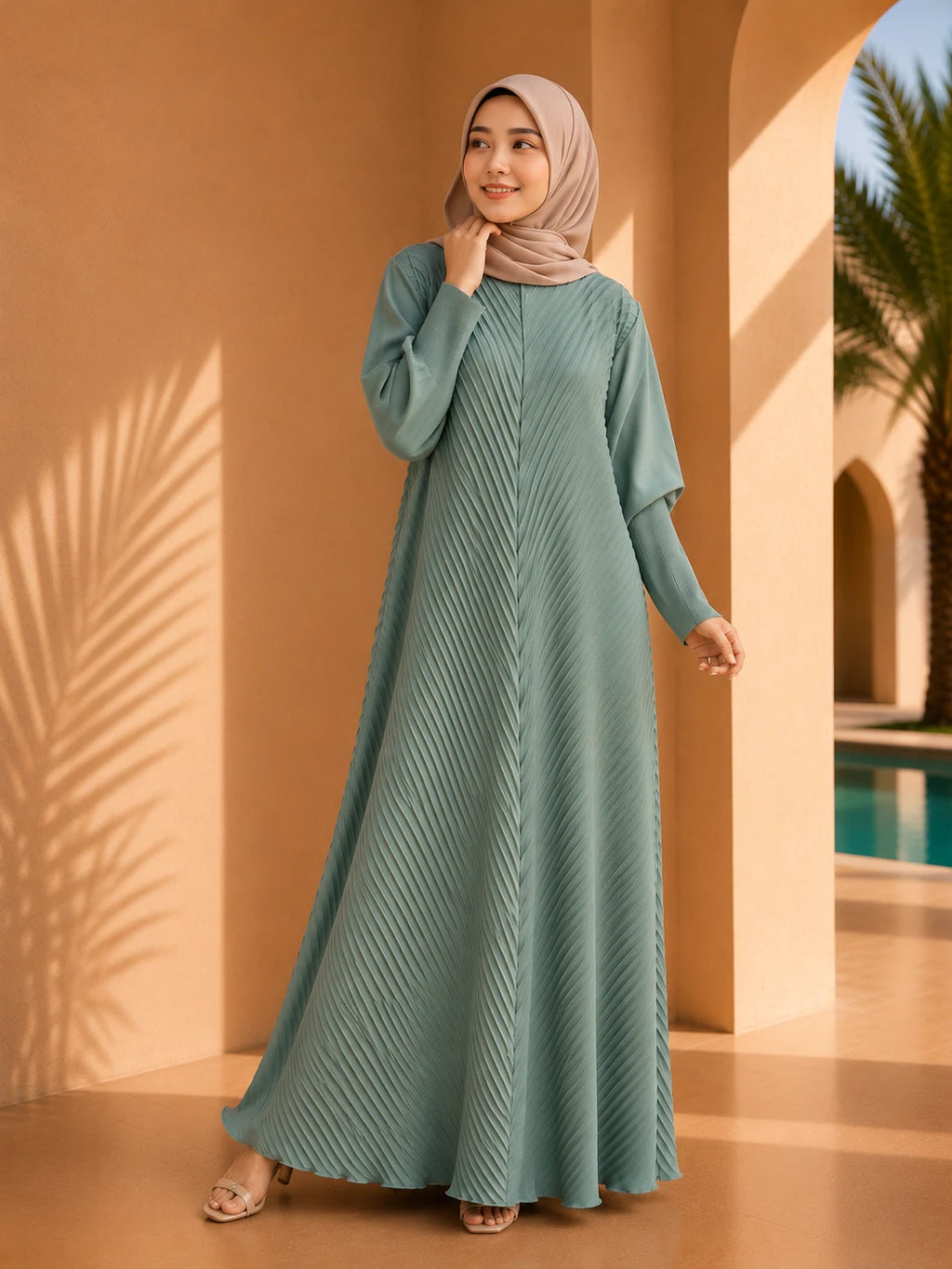 Zahra 2.0 Pleated Abaya by n.our