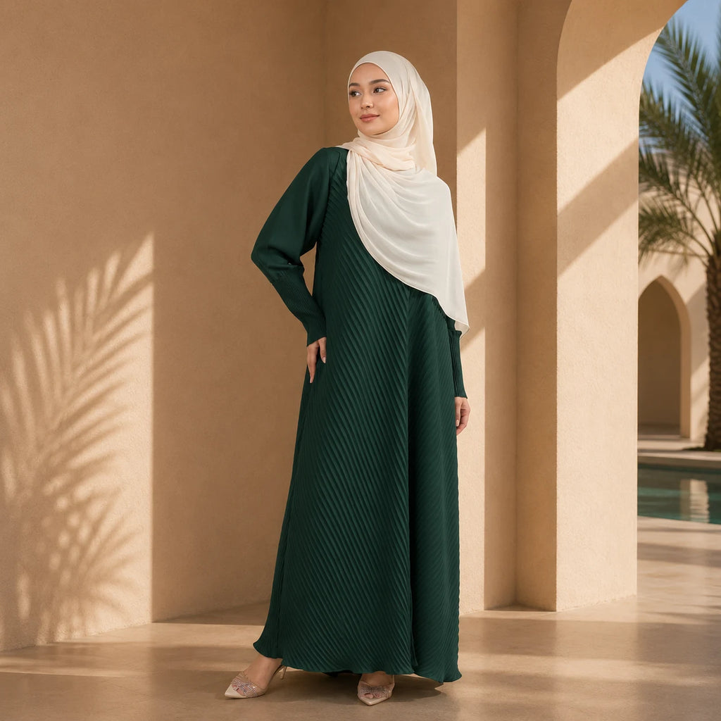 Zahra - Pleated Abaya 1.0 by n.our