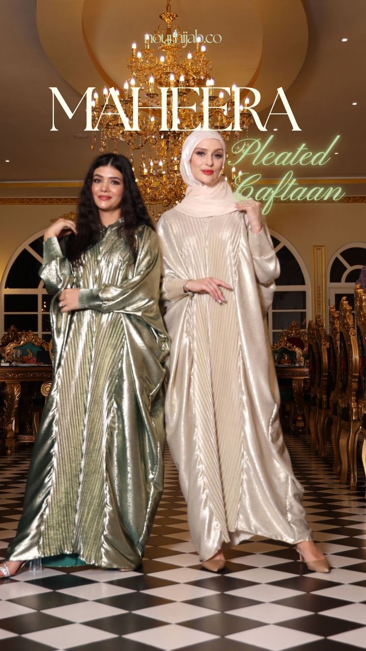 MAHEERA Pleated Caftaan