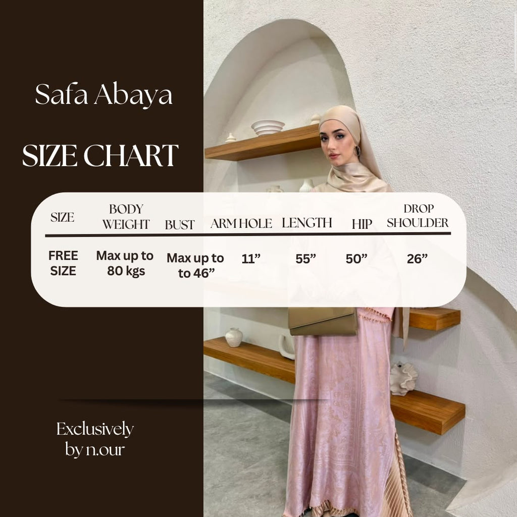 Safa Abaya by n.our (Flowy Kaftan Nursing Friendly)