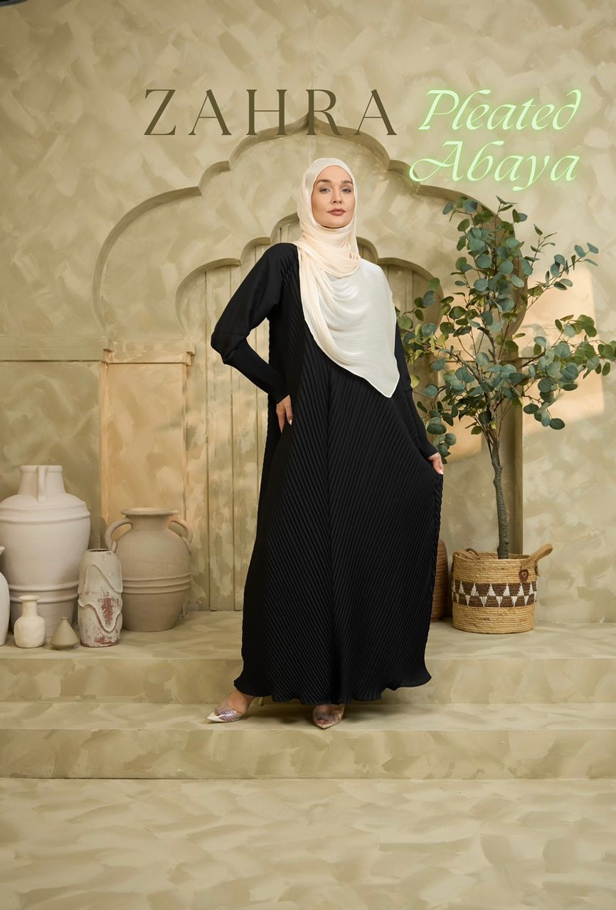 ZAHRA 1.0 Pleated Abaya
