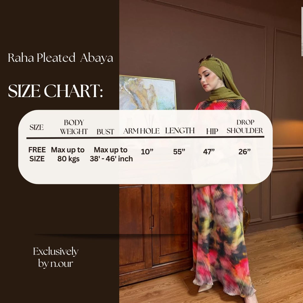Raha Pleated Abaya by n.our
